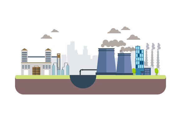 Download Urban Landscape with Factory - Premium Bundle