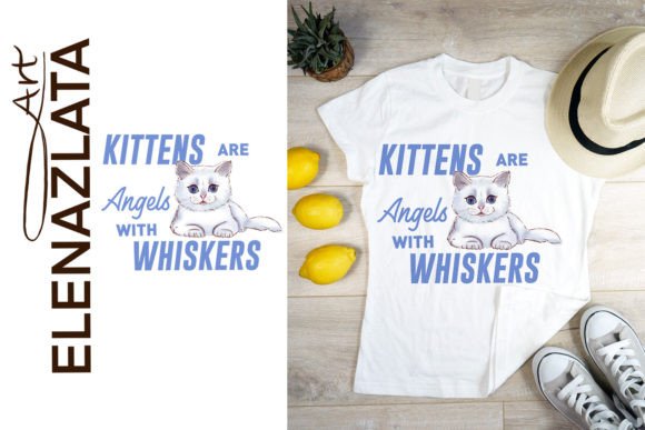 Download Kitten Are Angels with Whiskers Clipart - Kitten Collection